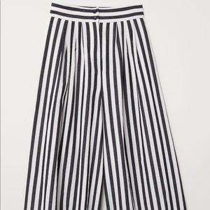 High waisted wide leg pants